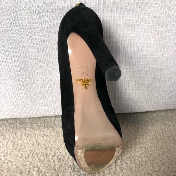 Prada High Heel Open-Toe Booties - Picture 6 of 9
